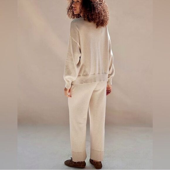 Free People Free-EST Solar Sweater Set in Tan NWOT - Picture 2 of 6